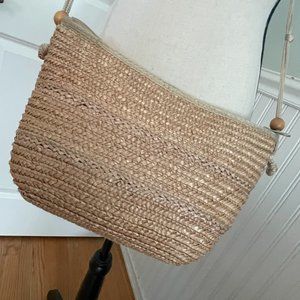 Vintage Woven Straw Crossbody Bag from Waves Tandem Bags of CA